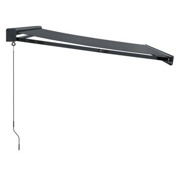 Retractable Awning Anthracite 3x2.5m | Hipomarket