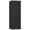 Stylish Black TV Cabinet - 30.5x30x90 cm | Hipomarket