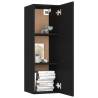 Stylish Black TV Cabinet - 30.5x30x90 cm | Hipomarket