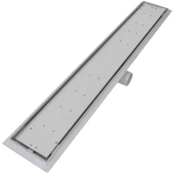 Linear Shower Drain 2 pcs 830x140 mm Stainless Steel - Elegant Design