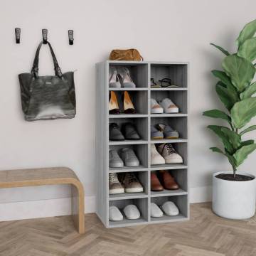 Stylish Shoe Rack Grey Sonoma - Organize Your Footwear