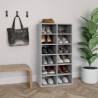 Shoe Rack Grey Sonoma 54x34x100.5 cm Engineered Wood Colour grey sonoma Quantity in Package 1 Number of Number of shelves 