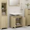 Bathroom Cabinet Sonoma Oak 60x33x61 cm | Stylish Storage