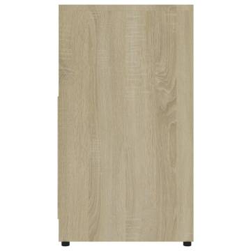 Bathroom Cabinet Sonoma Oak 60x33x61 cm | Stylish Storage