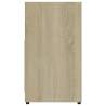 Bathroom Cabinet Sonoma Oak 60x33x61 cm | Stylish Storage