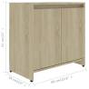 Bathroom Cabinet Sonoma Oak 60x33x61 cm | Stylish Storage