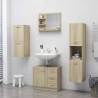 Sonoma Oak Bathroom Mirror - Stylish & Functional | HiPoMarket