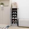 Shoe Cabinet Concrete Grey - Stylish Storage Solution (32x35x92cm)