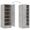 Shoe Cabinet Concrete Grey - Stylish Storage Solution (32x35x92cm)