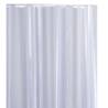 RIDDER Satin White Shower Curtain 180x200 cm - Stylish & Practical