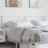 Metal Headboard White 160 cm Colour white Size 160 cm Quantity in Package 1 