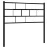 Metal Headboard Black 80 cm - Stylish and Sturdy Design