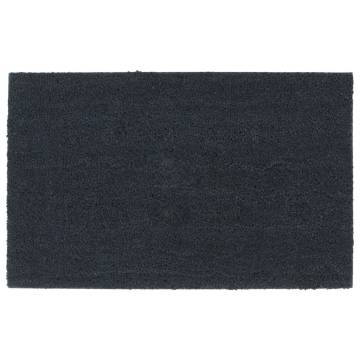 Durable Dark Grey Coir Door Mat 50x80 cm - HipoMarket