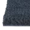 Tufted Coir Door Mat - Dark Grey 65x100 cm | Hipomarket UK