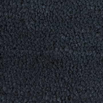 Dark Grey Tufted Coir Door Mat 90x150 cm - Durable & Non-Slip