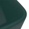 Luxury Matt Dark Green Ceramic Wash Basin - 41x30 cm