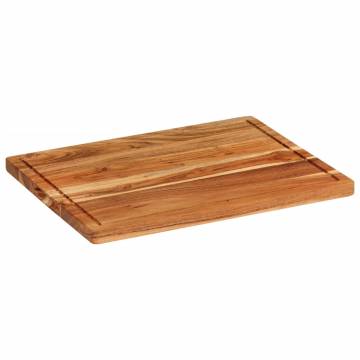 Chopping Board 50x38 cm Solid Acacia Wood - Essential Kitchen Tool