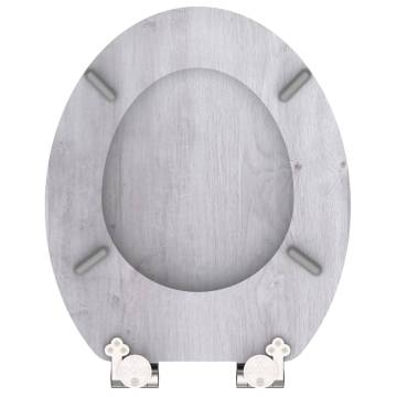 SCHÜTTE Light Wood Toilet Seat with Soft-Close | Hipomarket