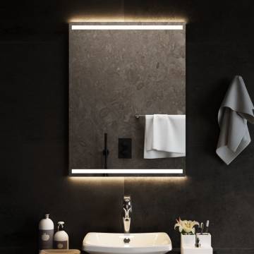 LED Bathroom Mirror 60x80 cm - Stylish & Waterproof | HipoMarket