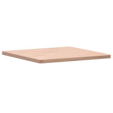 Solid Wood Beech Table Top 60x60 cm - Durable & Stylish