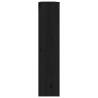 Radiator Cover Black - Solid Pine Wood, 153x19x84 cm