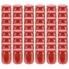 Glass Jam Jars with Red Lid 48 pcs 230 ml Colour red Quantity in Package 48 