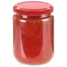 Glass Jam Jars with Red Lid - 48 pcs 230 ml | Hipo Market