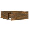 Floating Nightstands 2 pcs - Smoked Oak - Space-Saving Design