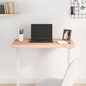 Solid Wood Beech Desk Top 80x40x4 cm - Hipomarket