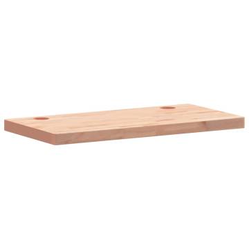 Solid Wood Beech Desk Top 80x40x4 cm - Hipomarket