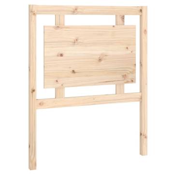 Stylish Solid Pine Wood Bed Headboard - 80.5x4x100 cm