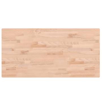 Bathroom Countertop 100x50x2.5 cm Solid Wood Beech - HipoMarket