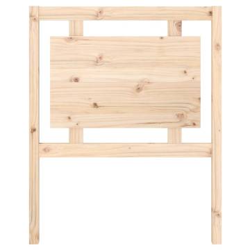 Stylish Solid Pine Wood Bed Headboard - 80.5x4x100 cm