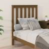 Honey Brown Solid Wood Bed Headboard - 81x6x101 cm