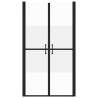 Half Frosted Shower Door ESG (93-96)x190 cm - Modern Elegance