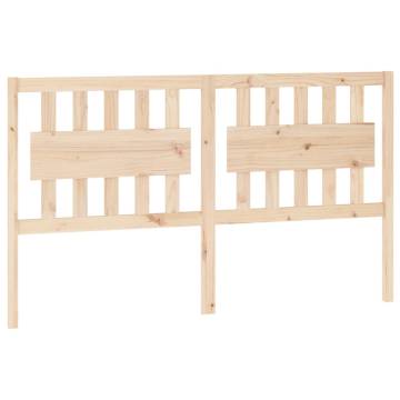 Solid Wood Pine Bed Headboard - 155.5x4x100 cm | HipoMarket