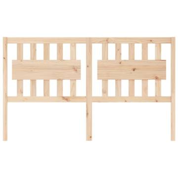 Solid Wood Pine Bed Headboard - 155.5x4x100 cm | HipoMarket