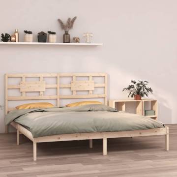 Solid Wood Bed Frame 160x200 cm - Timeless Design