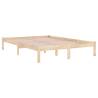 Solid Wood Bed Frame 160x200 cm - Timeless Design