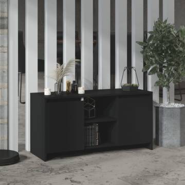 Stylish Black TV Cabinet - 102x37.5x52.5 cm | HipoMarket