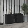 TV Cabinet Black 102x37.5x52.5 cm Engineered Wood Colour black Quantity in Package 1 