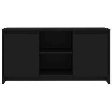 Stylish Black TV Cabinet - 102x37.5x52.5 cm | HipoMarket