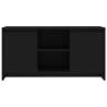 Stylish Black TV Cabinet - 102x37.5x52.5 cm | HipoMarket