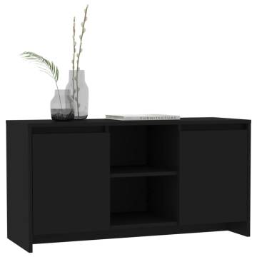 Stylish Black TV Cabinet - 102x37.5x52.5 cm | HipoMarket