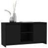 Stylish Black TV Cabinet - 102x37.5x52.5 cm | HipoMarket