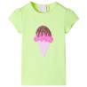 Kids' T-shirt Neon Yellow 104 Colour yellow Size 104 (3-4y) 