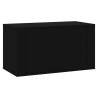 Wall-mounted Shoe Cabinet Black 70x35x38 cm Engineered Wood Colour black Quantity in Package 1 Number of Number of shelves 