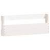 Wall-Mounted Shoe Racks - 2 pcs White Solid Pine Wood | HipoMarket