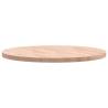 Round Solid Beech Wood Table Top Ø60x2.5 cm | HipoMarket