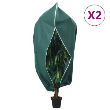 Plant Fleece Covers with Zip - 2 pcs 70 g/m² | Hipomarket